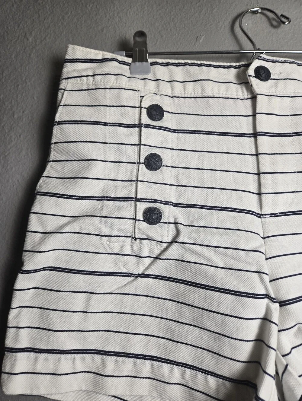 FALL SALE! Tommy Hilfinger Sailor Nautical Striped Shorts Size 12